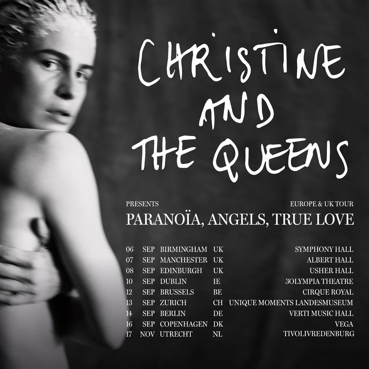 christine And The Queens Tour Poster